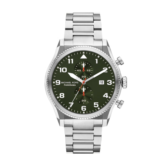 Michael Kors Panorama Chronograph Stainless Steel Watch