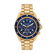 Michael Kors Maritime Chronograph Gold-Tone Stainless Steel Watch