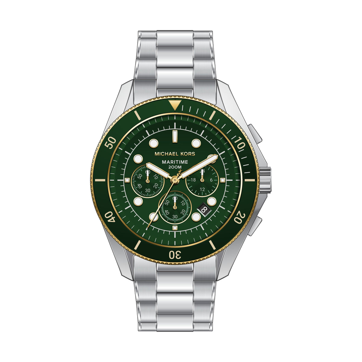 Michael Kors Oversized Maritime Two-Tone Watch - MK9215
