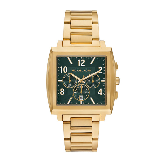 Michael Kors Men's Rhys Chronograph Gold-Tone Stainless Steel Watch