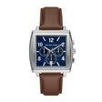 Michael Kors Men's Rhys Chronograph Brown Leather Watch