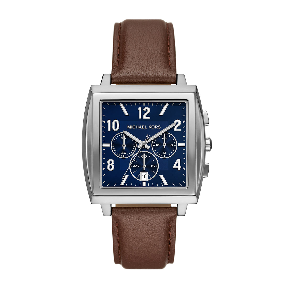 Michael Kors Men's Rhys Chronograph Brown Leather Watch