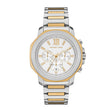Michael Kors Men's Prescott Chronograph Two-Tone Stainless Steel Watch