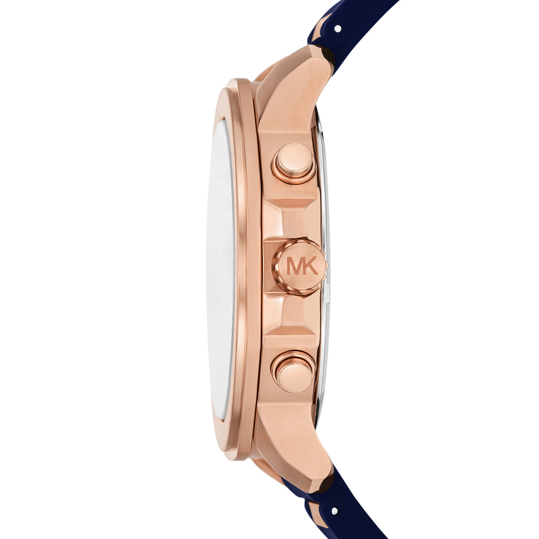 Michael Kors Men's Prescott Chronograph Blue Silicone Watch