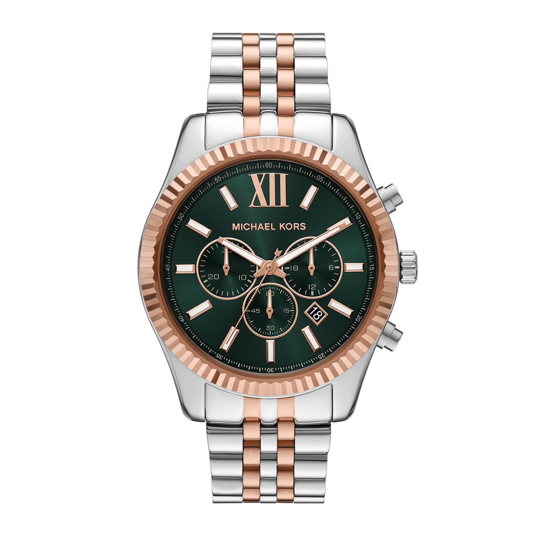 Michael Kors Men's Lexington Chronograph Two-Tone Stainless Steel Watch