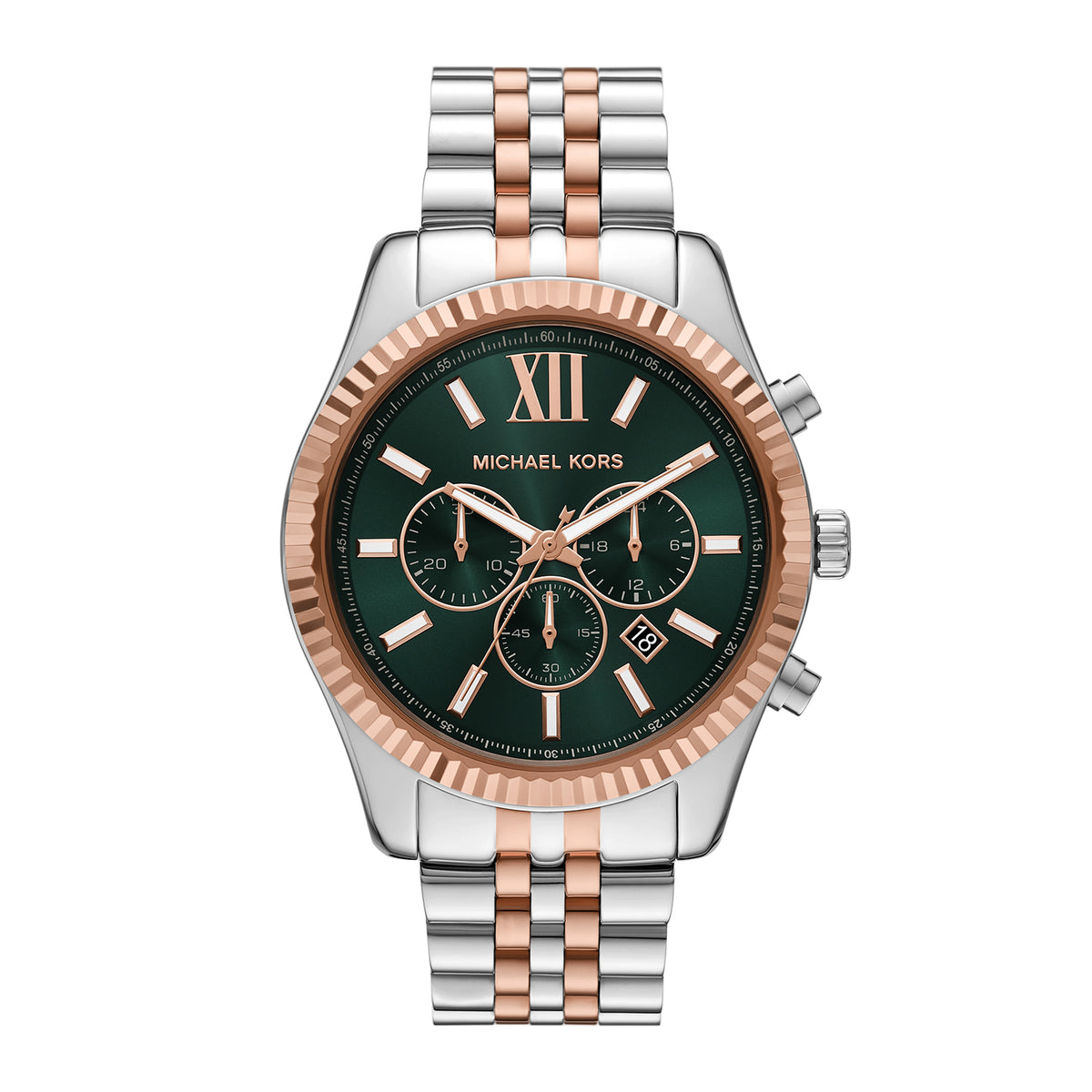 Michael Kors Men's Lexington Chronograph Two-Tone Stainless Steel Watch