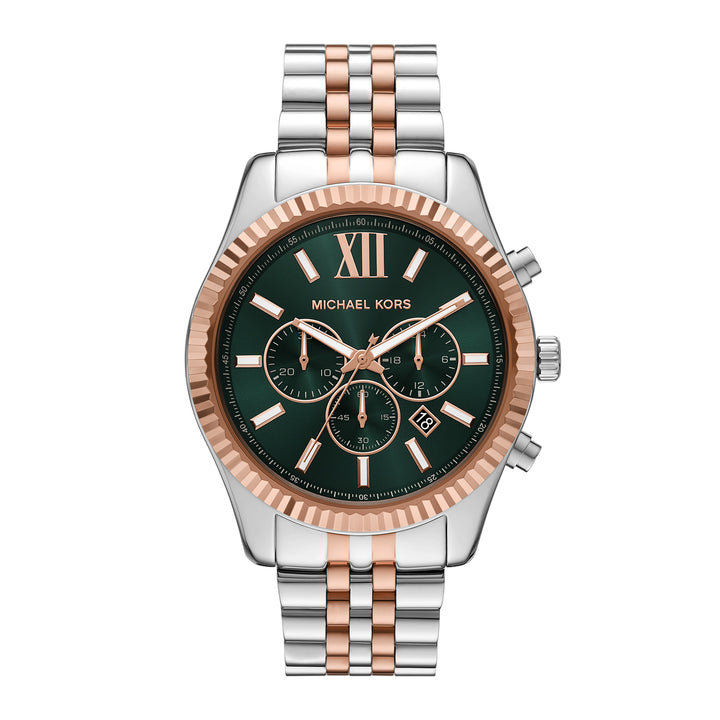 Michael Kors Men's Lexington Chronograph Two-Tone Stainless Steel Watch