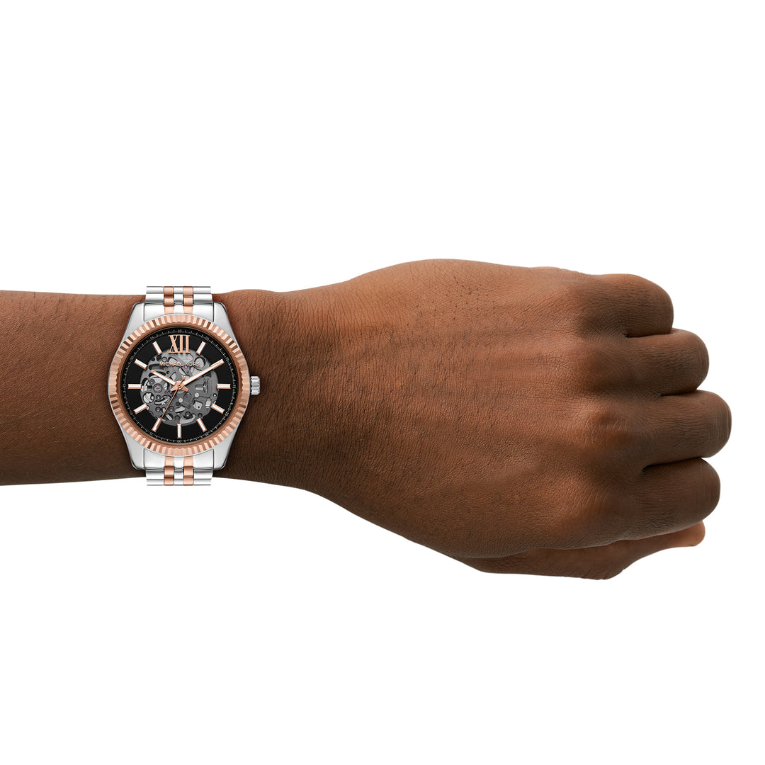 Michael Kors Men's Lexington Automatic Two-Tone Stainless Steel Watch