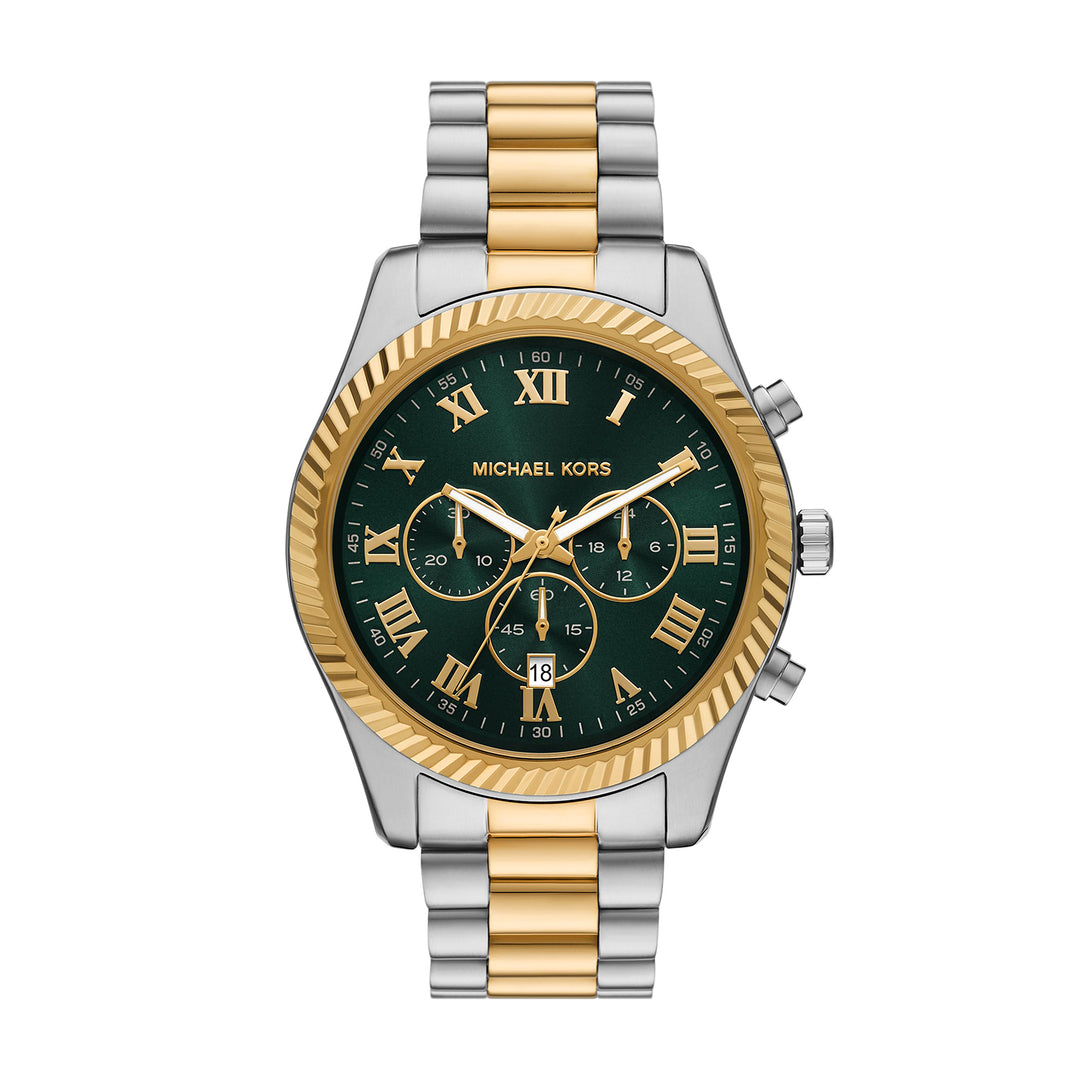 Michael Kors Men's Lexington Chronograph Two-Tone Stainless Steel Watch