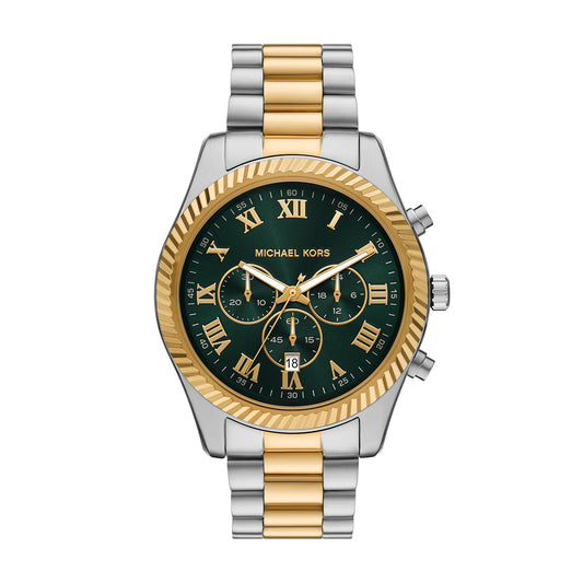 Michael Kors Men's Lexington Chronograph Two-Tone Stainless Steel Watch