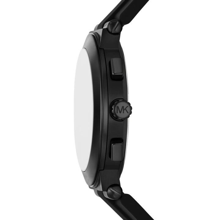 Michael Kors Men's Billie Chronograph Black Silicone Watch