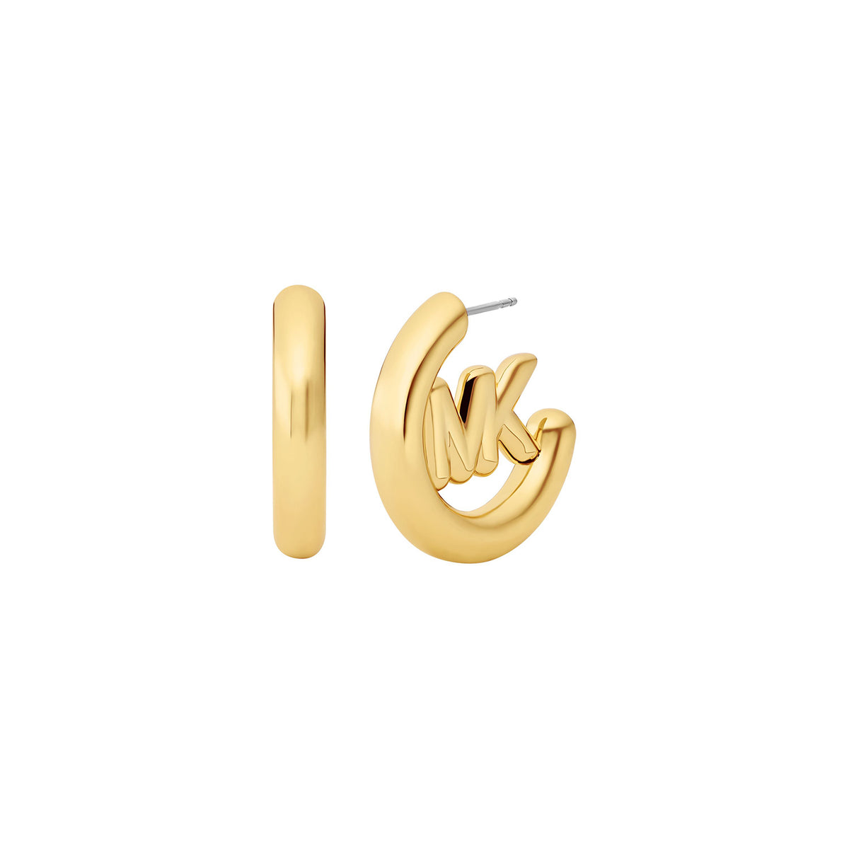 Michael Kors Women's Logo Hoop Earrings