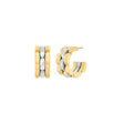 Michael Kors Women's Two-Tone Link Hoop Earrings
