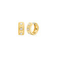 Michael Kors Women's Stone Station Huggie Earrings