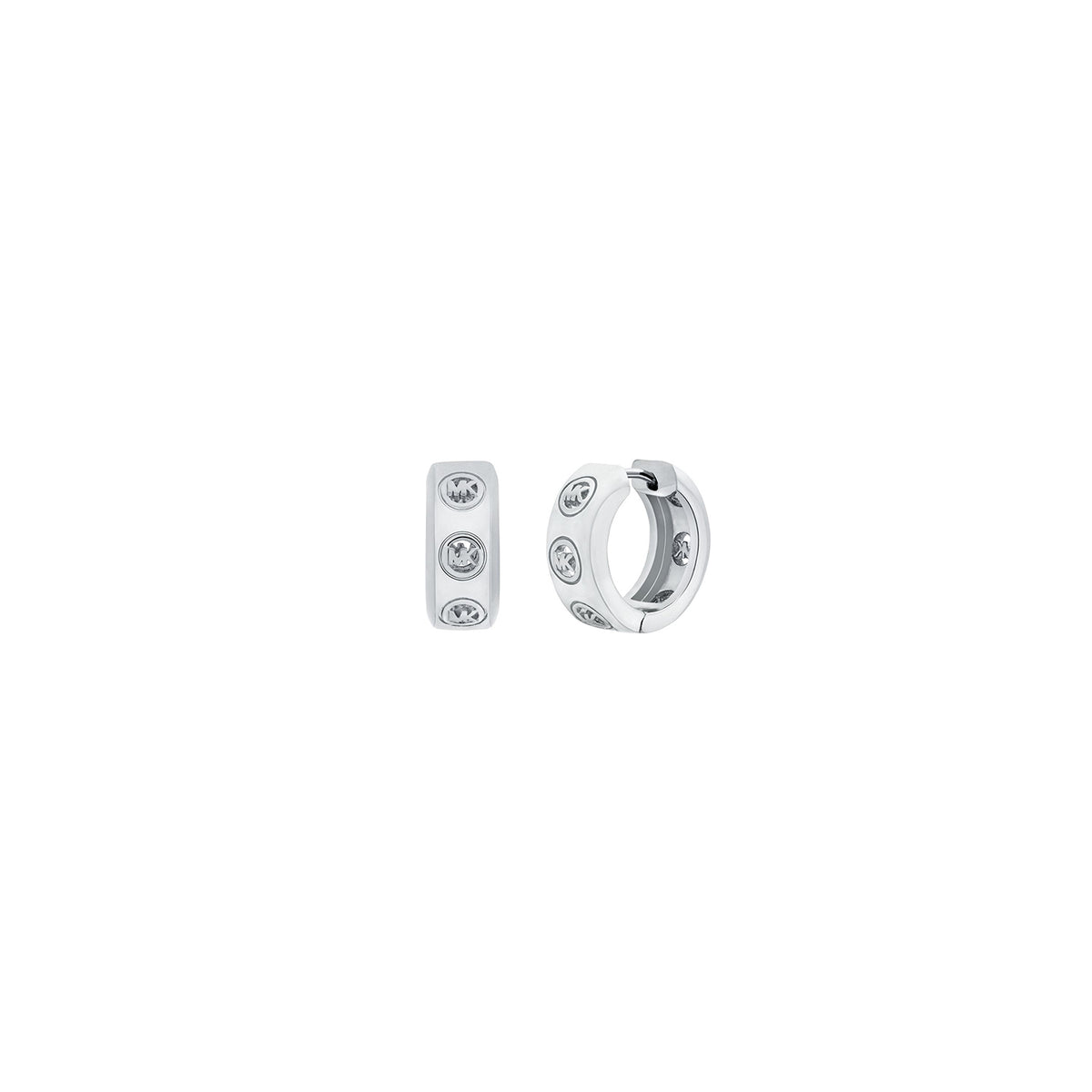 Michael Kors Women's Logo Huggie Earrings