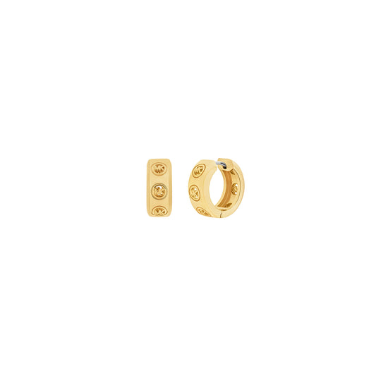 Michael Kors Women's Logo Huggie Earrings