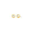 Michael Kors Women's Bezel-Set Solitaire Stud Earrings