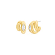Michael Kors Women's Marquise Double Huggie Earrings