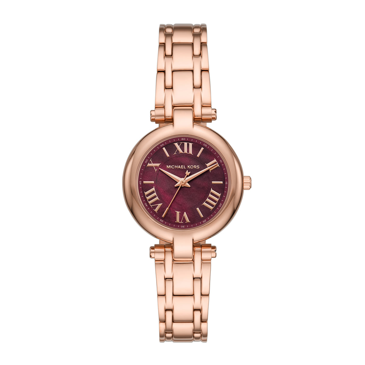 Michael Kors Women's Three-Hand, Rose Gold-Tone Stainless Steel Watch - MKO1084