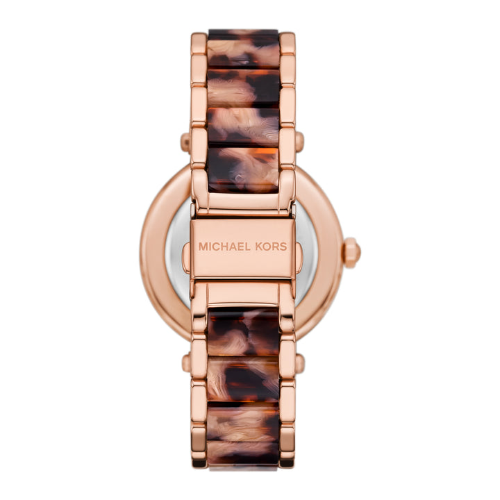 Michael Kors Women's Three-Hand, Rose Gold-Tone Stainless Steel Watch