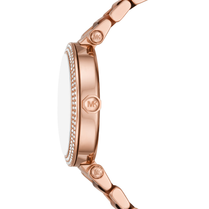 Michael Kors Women's Three-Hand, Rose Gold-Tone Stainless Steel Watch
