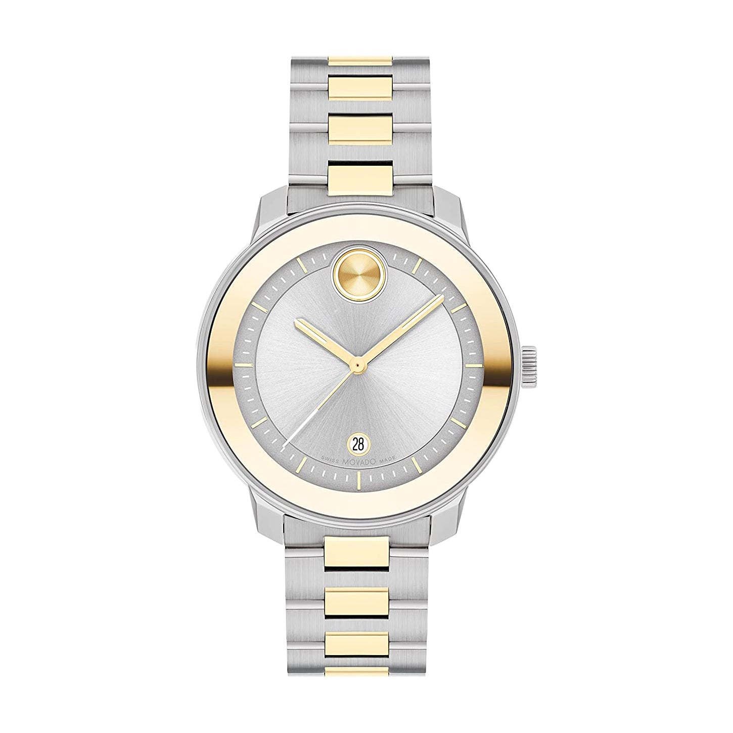 Movado Bold Women s Watch Gold Silver Tone Case Quartz The Watch House