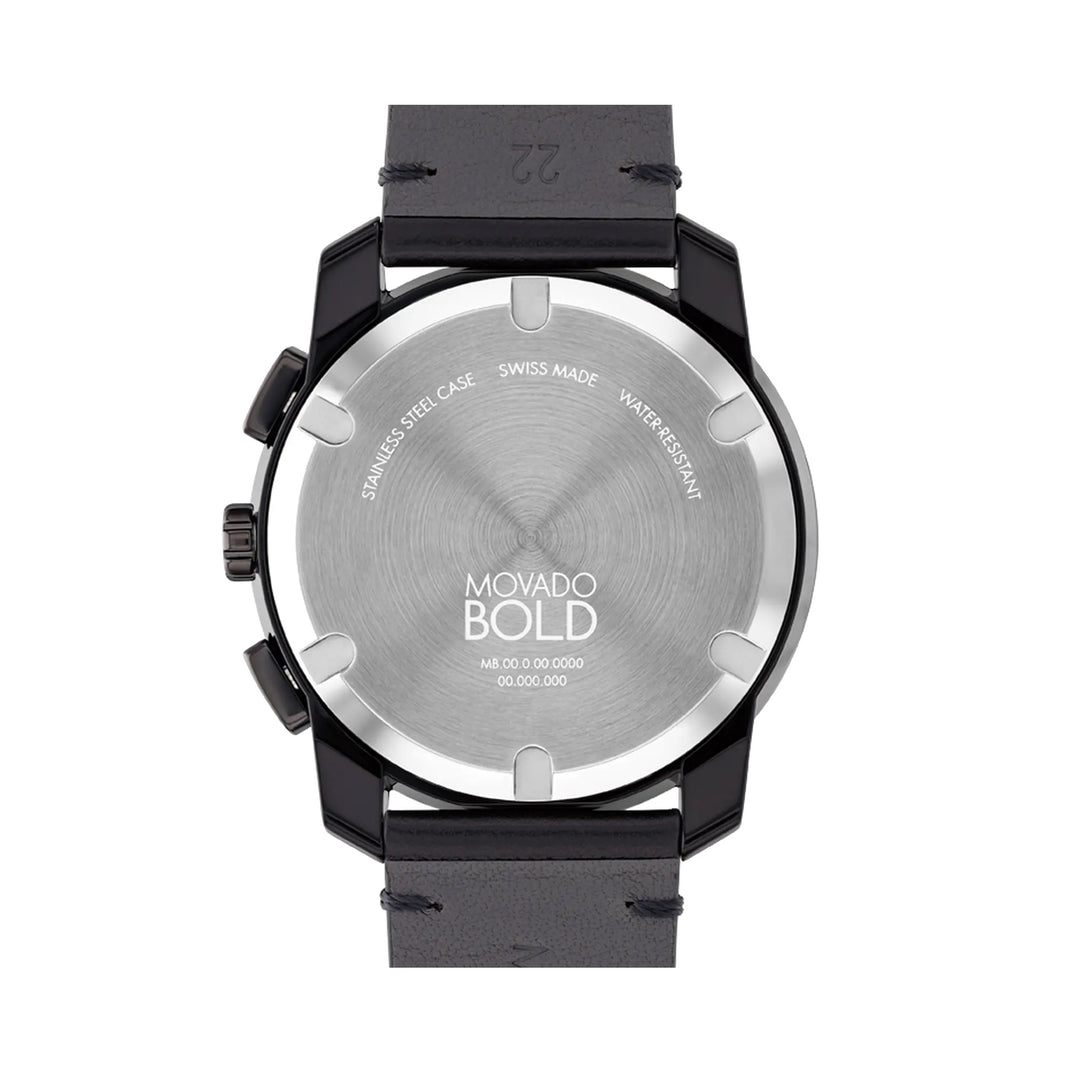 Movado Bold Men's Watch Black Tone Case Black Dial Quartz