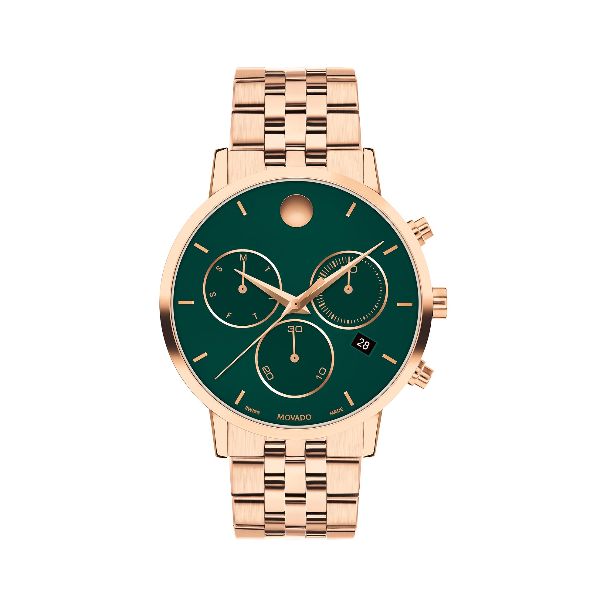 Green face movado watch best sale