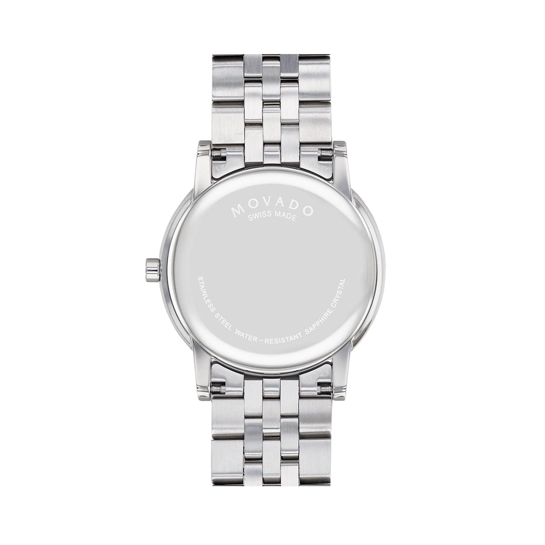 Movado Men's Watch Silver & Gold Tone Case Green Dial Quartz
