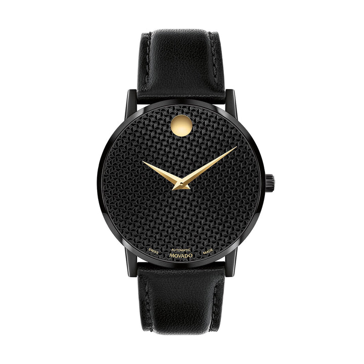 Movado Men's Watch Black Tone Case Black Dial Automatic