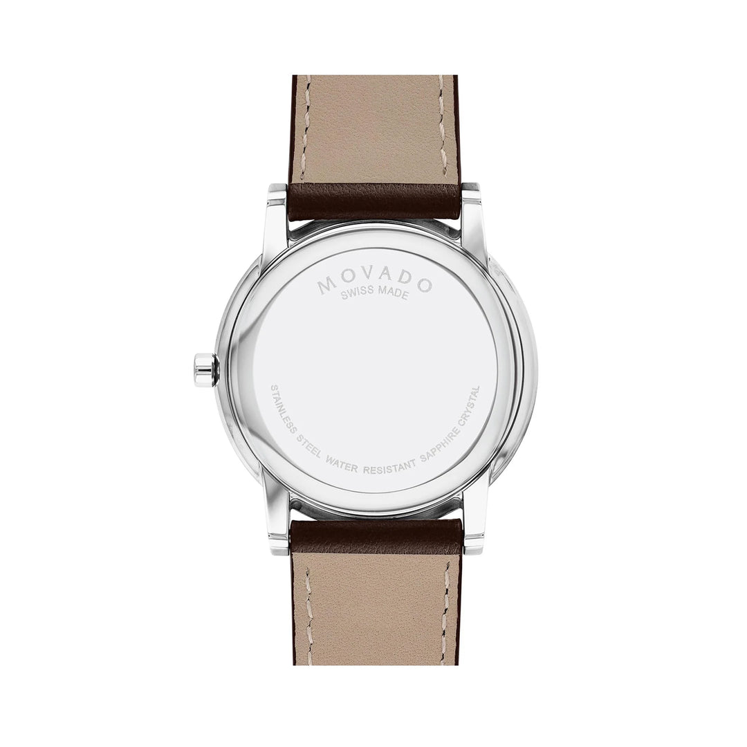 Movado Men's Watch Silver & Gold Tone Case Green Dial Quartz