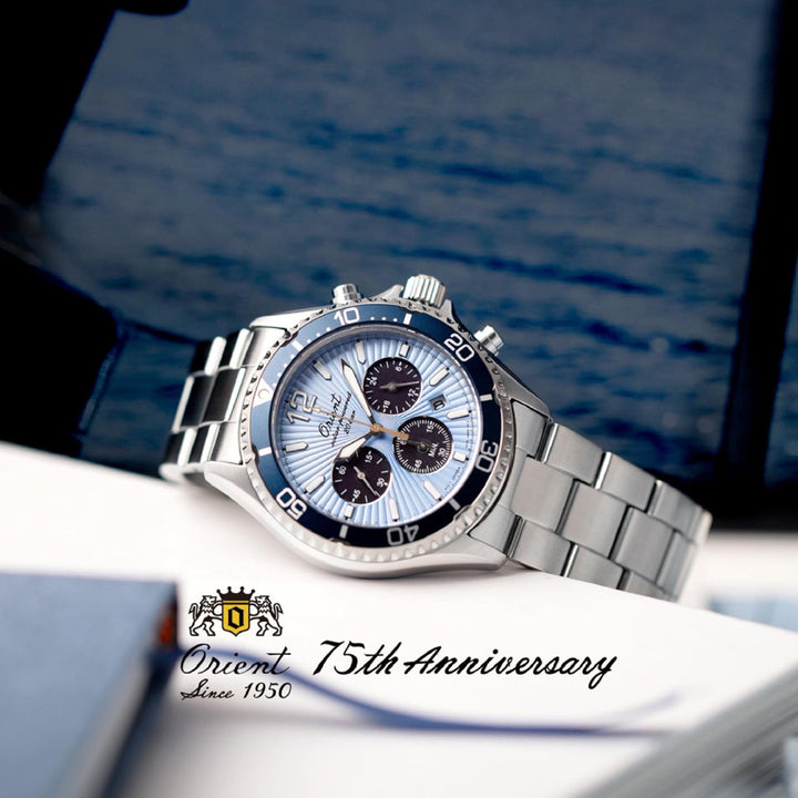 Orient Sports Diver Design 75th Anniversary L. Edition Solar-powered Chonograph Gents Watch