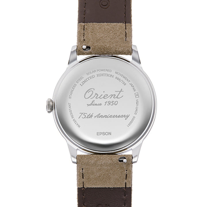 ORIENT CLASSIC BAMBINO 38 75TH ANNIVERSARY L.EDITION SOLAR GENTS WATCH