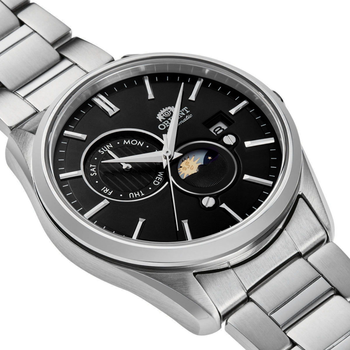 Orient Contemporary Stretto Sun & Moon Automatic Gents Watch