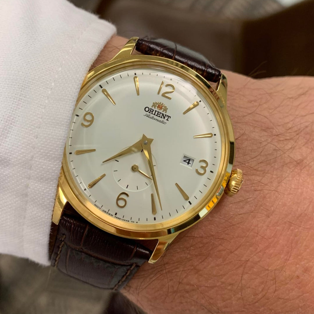 Orient Classic Bambino Small Second Automatic Gold-tone Gents Watch