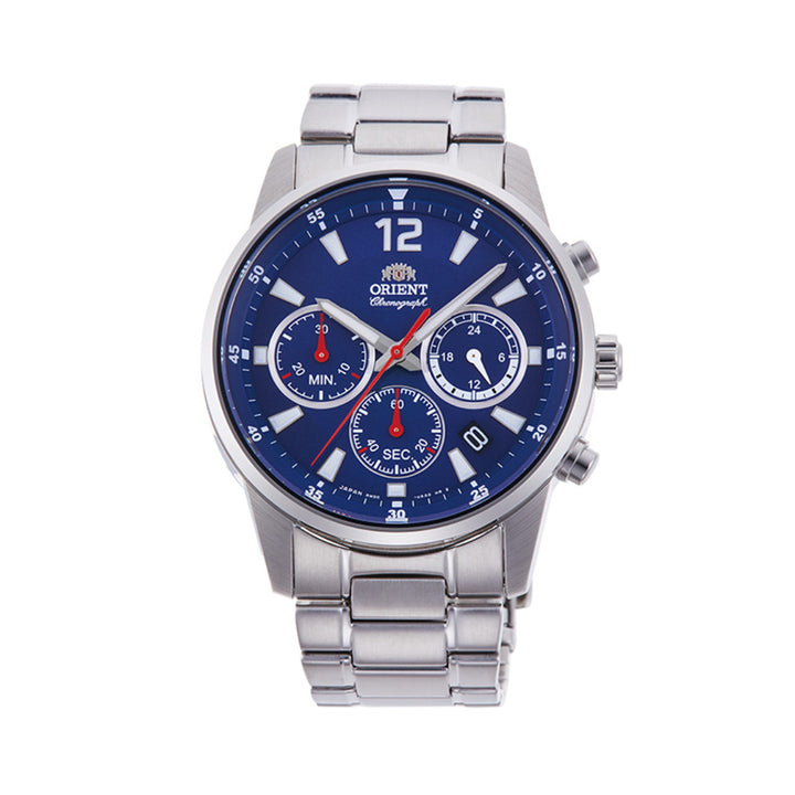 Orient Men's Sports Side Chronograph Quartz Watch