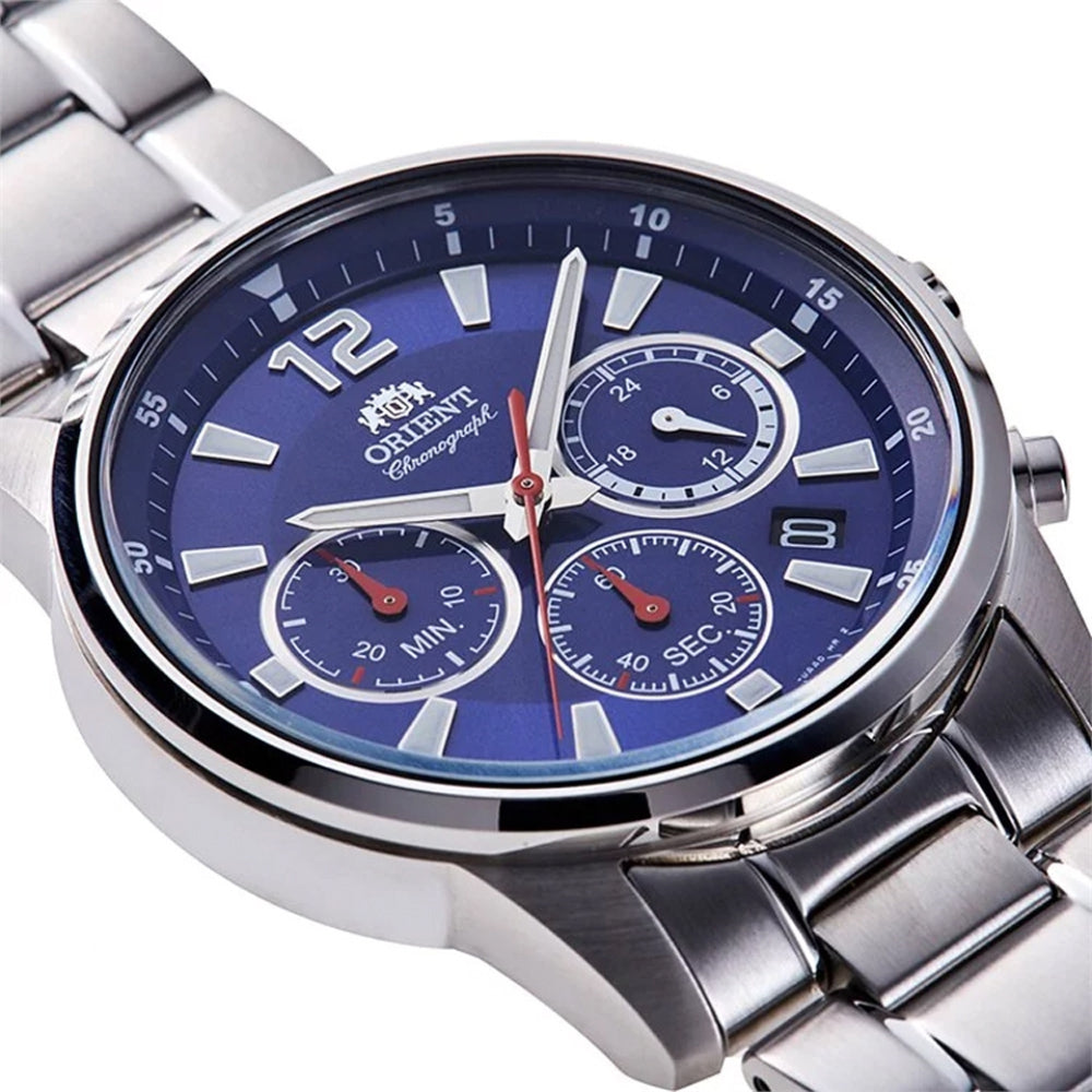 Orient Men's Sports Side Chronograph Quartz Watch