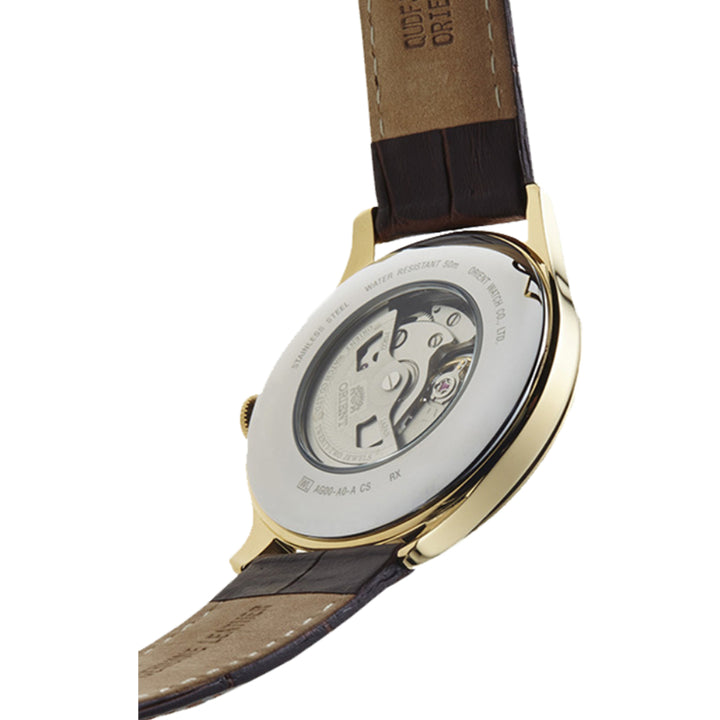Orient Classic Open-heart Gold-tone Automatic Gents Watch