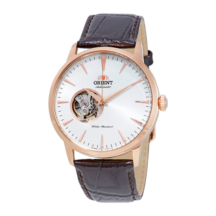 Orient Contemporary Open-heart Rose-gold Automatic Gents Watch