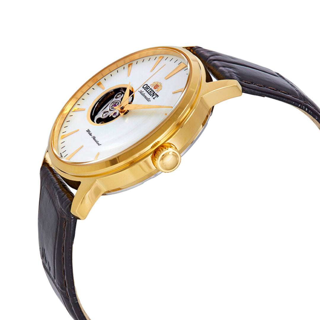 Orient Contemporary Open-heart Gold-tone Automatic Gents Watch