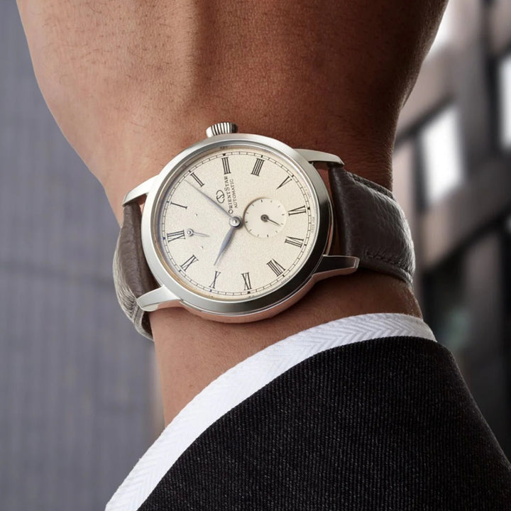 Orient Star Men's Classic M45 F7 Small Second Automatic Watch