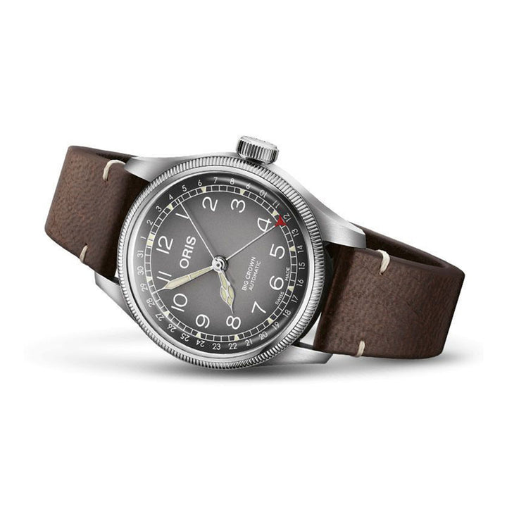 Oris Men's Big Crown Silver Tone Case  Grey Dial Automatic Watch