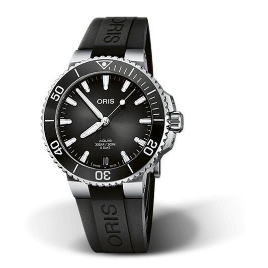 Oris Men's Silver Tone Case Grey Dial Automatic Watch