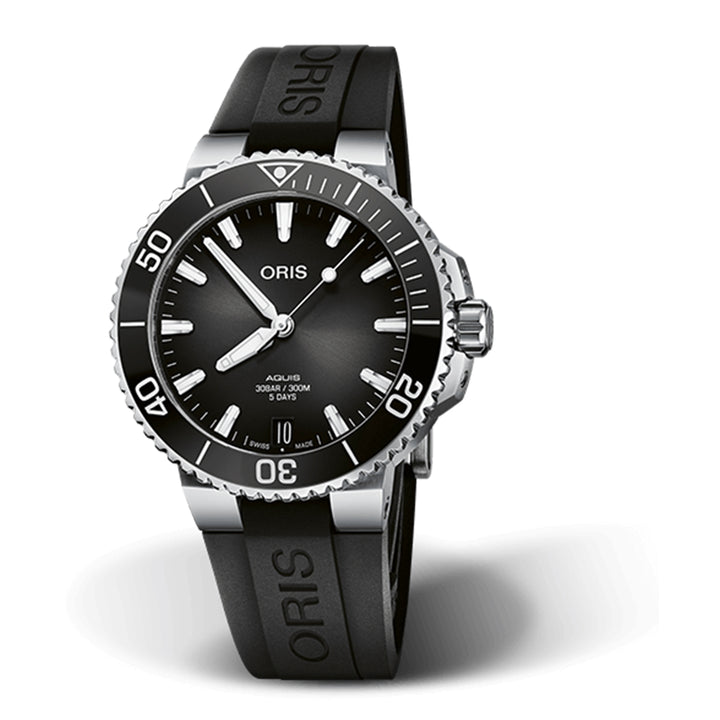 Oris Men's Silver Tone Case Grey Dial Automatic Watch