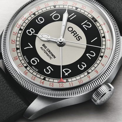 Oris Men's Big Crown Silver Tone Case  White Dial Automatic Watch