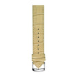 Philip Stein Signature Cream Stitched Alligator Print Strap Size 2
