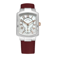 Philip Stein Women's Classic Square Quartz Watch with MOP Dial