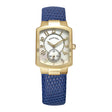 Philip Stein Women's Classic Square Gold-plated Watch with MOP Dial