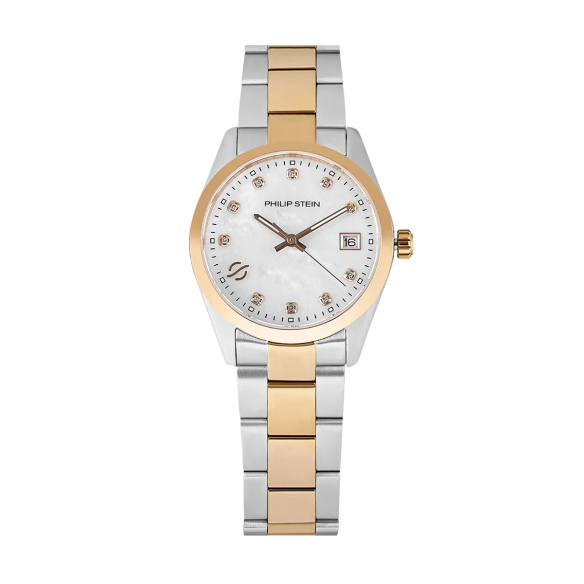 Philip Stein Women's Journey Small Quartz Watch With Mop Dial And