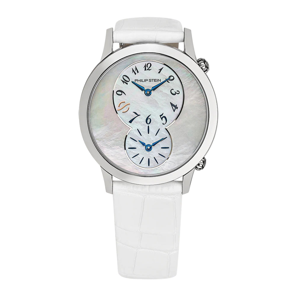 Philip Stein Women's Infinity Radiance Dual-Time R.Gold-Plated